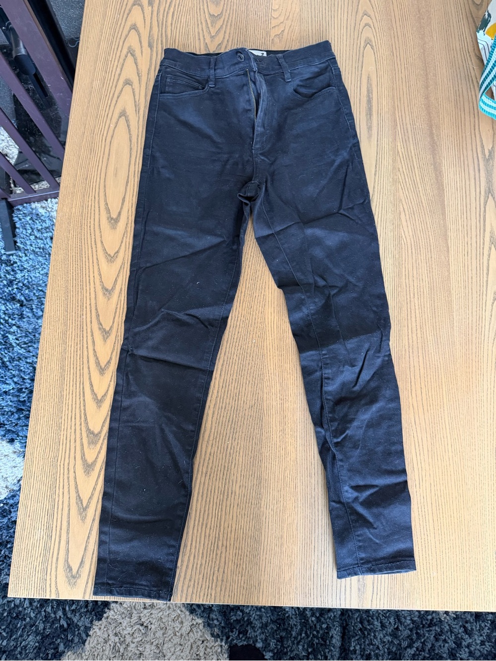 Garage black denim jeans